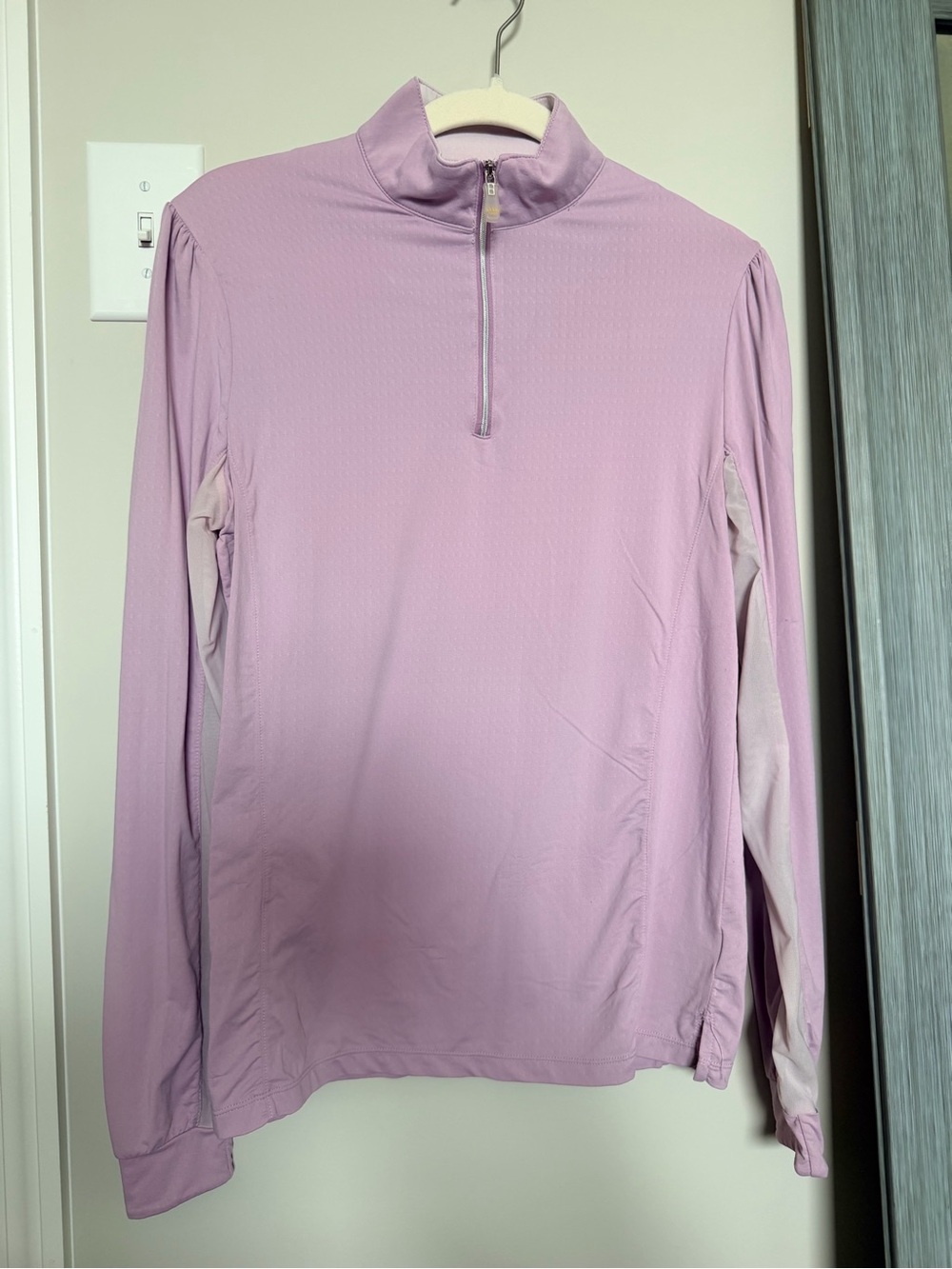 Women’s Lavender Half-Zip Long Sleeve Performance Top